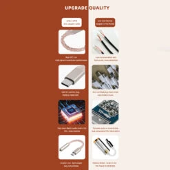 JCALLY - JM40 Portable Dac Dongle 18 JCALLY - JM40 Portable Dac Dongle -Audio Headphone Store Concept Kart JCALLY JM40 Portable DAC Dongle Rose Gold 9