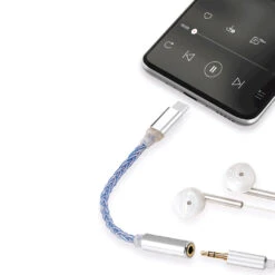 JCALLY - JM6 Portable DAC Dongle -Audio Headphone Store Concept Kart JCALLY JM6 Portable DAC Dongle Silver Blue 10