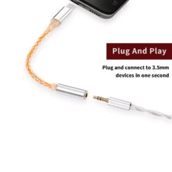 JCALLY - JM6 Portable DAC Dongle -Audio Headphone Store Concept Kart JCALLY JM6 Portable DAC Dongle Silver Gold 1