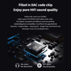 JCALLY - JM6 Portable DAC Dongle -Audio Headphone Store Concept Kart JCALLY JM6 Portable DAC Dongle Silver Gold 3