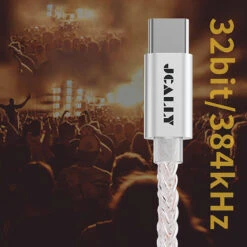 JCALLY - JM7 Portable DAC Dongle 25 JCALLY - JM7 Portable DAC Dongle -Audio Headphone Store Concept Kart JCALLY JM7 Portable Amplifier Adapter Silver 1 20