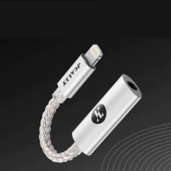 JCALLY - JM7 Portable DAC Dongle 38 JCALLY - JM7 Portable DAC Dongle -Audio Headphone Store Concept Kart JCALLY JM7L Type C Male to 3.5mm Female Silver 1 19