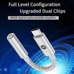 JCALLY - JM80E Type C Male To 3.5mm Female Portable DAC Dongle 10 JCALLY - JM80E Type C Male To 3.5mm Female Portable DAC Dongle -Audio Headphone Store Concept Kart JCALLY JM80E TypeC DAC Slve 1 4