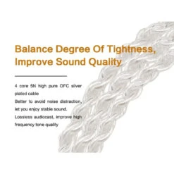 JCALLY - LT4 4 Core Upgrade Cable For IEMs 11 JCALLY - LT4 4 Core Upgrade Cable For IEMs -Audio Headphone Store Concept Kart JCALLY LT4 4 core Upgrade Cable for IEM With Mic 1 3