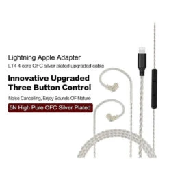 JCALLY - LT8 8 Core Upgrade Cable For IEMs -Audio Headphone Store Concept Kart JCALLY LT8 8Core Upgrade Cable for IEMs 1 3