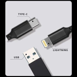 JCALLY - OT03 OTG Connector Cable 23 JCALLY - OT03 OTG Connector Cable -Audio Headphone Store Concept Kart JCALLY OT03 OTG Connector Cable Silver 2 4