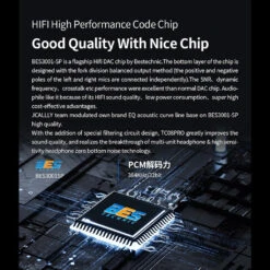 JCALLY - TC08 Pro Upgrade Cable For IEM -Audio Headphone Store Concept Kart JCALLY TC08 Pro Upgrade Cablefor IEM With Mic 2 4