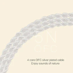 JCALLY - TC4 Upgrade Cable For IEM -Audio Headphone Store Concept Kart JCALLY TC4 Upgrade Cable for IEM 2 Pin 1 5