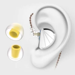 KBEAR - KB07 Silicone Eartips -Audio Headphone Store Concept Kart KBEAR KB07 Silicone Eartips Multicolor 1 13