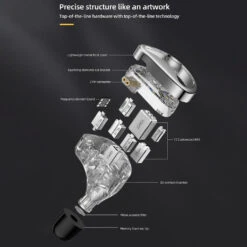 KZ - AS24 IEM -Audio Headphone Store Concept Kart KZ AS24 IEM Grey 10 7