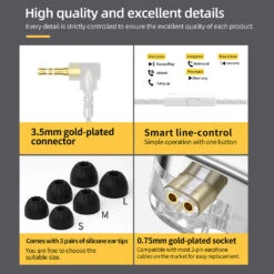 KZ - AS24 IEM -Audio Headphone Store Concept Kart KZ AS24 IEM Silver 1 11