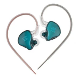 KZ - EDCX Wired IEM -Audio Headphone Store Concept Kart KZ EDCX Wired IEM Cyan 2 1