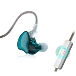 KZ - EDCX Wired IEM -Audio Headphone Store Concept Kart KZ EDCX Wired IEM Cyan 2 3