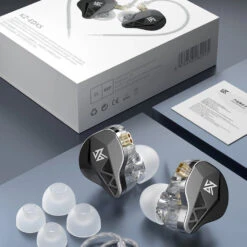 KZ - EDXS IEM -Audio Headphone Store Concept Kart KZ EDXS IEM Black 2 5