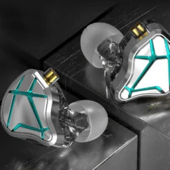 KZ - ESX Wired IEM -Audio Headphone Store Concept Kart KZ ESX Wired IEM Silver 1 9 9cf85996 db16 4b47 a942 19b014a0efea
