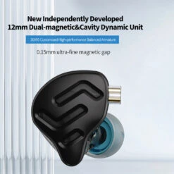 KZ - ZNA Wired IEM -Audio Headphone Store Concept Kart KZ ZNA Wired IEM Black 3 8
