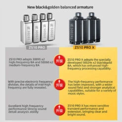 KZ - ZS10 Pro X Wired IEM -Audio Headphone Store Concept Kart KZ ZS10 Pro X Wired IEM Black 1 8 772a5d1f 6e90 4194 bbca 60264be1ff92