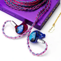 Kinera - Celest Phoenixcall IEM -Audio Headphone Store Concept Kart Kinera Celest Phoenixcall IEM Purple Blue 1 3