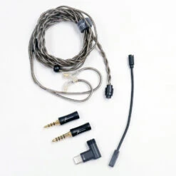 Kinera - Gramr Modular Upgrade Cable For IEM -Audio Headphone Store Concept Kart Kinera Gramr Modular Upgrade Cable for IEM Black 3 7