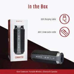 Kove - Commuter Portable Wireless Speaker (Unboxed) -Audio Headphone Store Concept Kart Kove Commuter Portable Wireless Speaker Grey 1 9