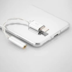 MOONDROP - Click Type C To 3.5mm USB DAC/Amp -Audio Headphone Store Concept Kart MOONDROP Click TypeC to 3.5mm USB DAC Amp Silver 1 8