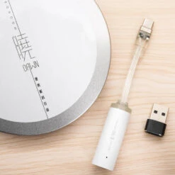 MOONDROP - Dawn Mini DAC & Amp 35 MOONDROP - Dawn Mini DAC & Amp -Audio Headphone Store Concept Kart MOONDROP Dawn Mini DAC Amp White 4 1