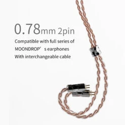 MOONDROP - LINE-T Upgrade Cable For IEM -Audio Headphone Store Concept Kart MOONDROP LINE T Upgrade Cable for IEM 1 8
