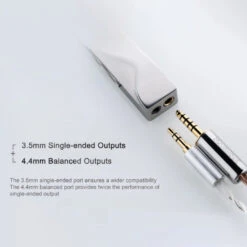 MOONDROP - MoonRiver 2 TI Portable USB DAC & Amp -Audio Headphone Store Concept Kart MOONDROP MoonRiver 2 TI Portable USB DAC Amp Silver 1 8