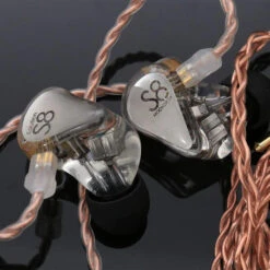 MOONDROP - S8 Wired IEM -Audio Headphone Store Concept Kart MOONDROP S8 Wired IEM Silver 1 10