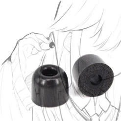 MOONDROP – T41 MIS-Tips Sponge Eartips -Audio Headphone Store Concept Kart MOONDROP T41 MIS Tips Sponge Eartips Black 2 5