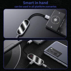 MUSE HiFi - M1 Smart 2 In 1 Smart Portable DAC & Amp -Audio Headphone Store Concept Kart MUSEHiFi M1 Smart 2 in 1 Smart Portable DAC Amp Grey 1 7