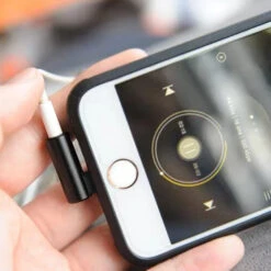 Meenova - Lighting Male To 3.5mm Female Audio Adapter -Audio Headphone Store Concept Kart Meenova Lighting Male to 3.5mm Female Audio Adapter Black 2 4