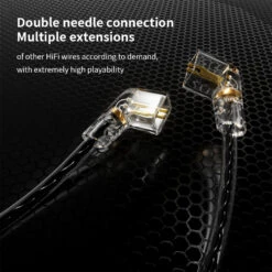 ND β D6 4 Core OFC Upgrade Cable For IEM 12 ND β D6 4 Core OFC Upgrade Cable For IEM -Audio Headphone Store Concept Kart ND D6 Upgrade Cable Blk 1 8