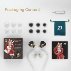 ND - DD3 IEM -Audio Headphone Store Concept Kart ND DD3 IEM Mic Blk 1 9