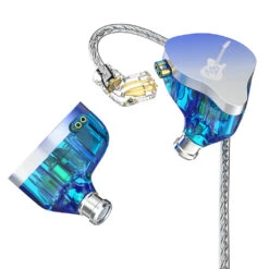 ND - DD3 IEM -Audio Headphone Store Concept Kart ND DD3 IEM Mic Blue 2 3