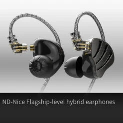 ND - Nice IEM -Audio Headphone Store Concept Kart ND Nice Flagship Level Hybrid IEM Black 1 3