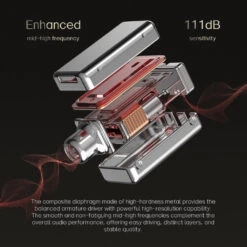 ND - Nice IEM -Audio Headphone Store Concept Kart ND Nice Flagship Level Hybrid IEM Black 1 5