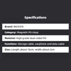 NICEHCK - Magnetic Cable Organizer For IEMs & Upgraded Cable -Audio Headphone Store Concept Kart NICEHCK Magnetic Cable Organizer for IEMs Upgraded Cable 7