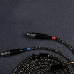 OPENHEART - Titanium 16 Core Mini XLR Headphone Cable For Audeze -Audio Headphone Store Concept Kart OPENHEART Titanium 16 Core Headphone Cable for Audeze Copper 1 7