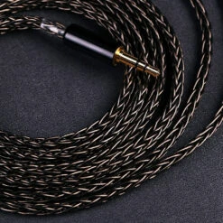 OPENHEART - Titanium 16 Core Headphone Cable For HIFIMAN DENON -Audio Headphone Store Concept Kart OPENHEART Titanium 16 Core Headphone Cable for HIFIMAN DENON Brown 1 2