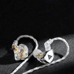 QKZ - Q1 MAX Upgrade Cable For IEM -Audio Headphone Store Concept Kart QKZ Q1 MAX Upgrade Cable for IEM Grey 1 8