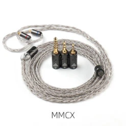 QKZ - Q1 MAX Upgrade Cable For IEM -Audio Headphone Store Concept Kart QKZ Q1 MAX Upgrade Cable for IEM Grey 2 1