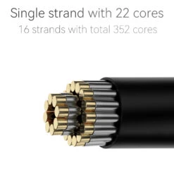 QKZ - Q1 MAX Upgrade Cable For IEM -Audio Headphone Store Concept Kart QKZ Q1 MAX Upgrade Cable for IEM Grey 2 5