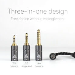 QKZ - Q1 MAX Upgrade Cable For IEM -Audio Headphone Store Concept Kart QKZ Q1 MAX Upgrade Cable for IEM Grey 2 8