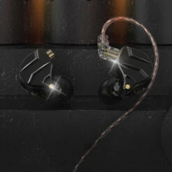 QKZ - ZX1 Wired IEM 19 QKZ - ZX1 Wired IEM -Audio Headphone Store Concept Kart QKZ ZX1 Wired IEM Black 1 10