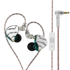 QKZ - ZX1 Wired IEM 24 QKZ - ZX1 Wired IEM -Audio Headphone Store Concept Kart QKZ ZX1 Wired IEM Silver 1 2