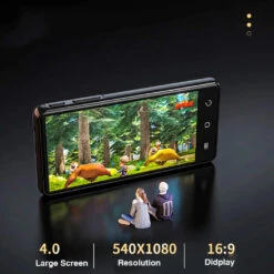 RUIZU - H8 Portable Music Player -Audio Headphone Store Concept Kart RUIZU H8 Portable Music Player Black 4 3