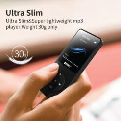 RUIZU - X02 Mp3 Player -Audio Headphone Store Concept Kart RUIZU X02 Mp3 Player Black 10