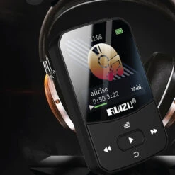 RUIZU - X52 Mp3 Player -Audio Headphone Store Concept Kart RUIZU X52 Mp3 Player Black 4