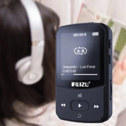RUIZU - X52 Mp3 Player -Audio Headphone Store Concept Kart RUIZU X52 Mp3 Player Black 7